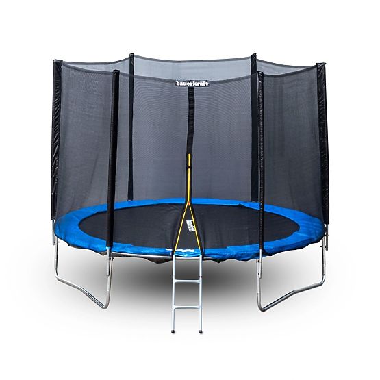 Zahradní trampolína s vnější sítí o průměru 10 ft 304-312 cm + žebřík