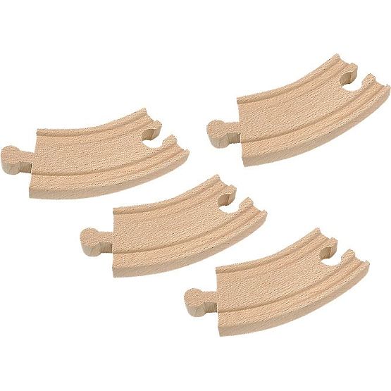 Zatáčky kolejnic - krátké koleje 4 kusy