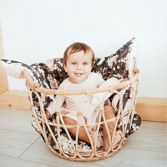 Zateplená dětská deka Noční květy