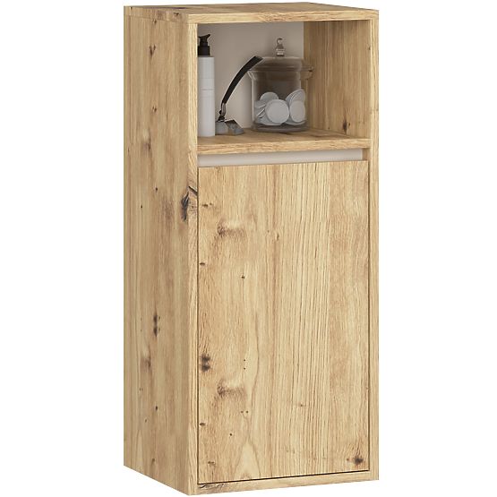 ZÁVĚSNÁ KOUPELNOVÁ SKŘÍŇKA VAMI W35 1D 1W DUB ARTISAN / KAŠMÍR