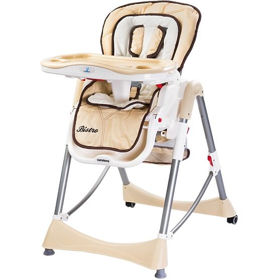 Židlička CARETERO Bistro cappuccino Béžová