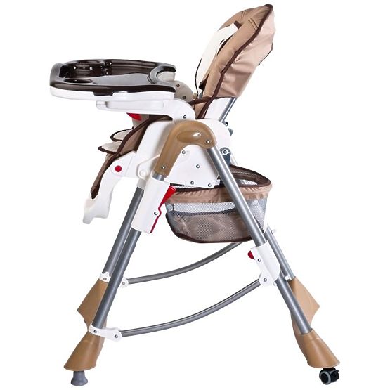 Židlička CARETERO Bistro cappuccino Béžová