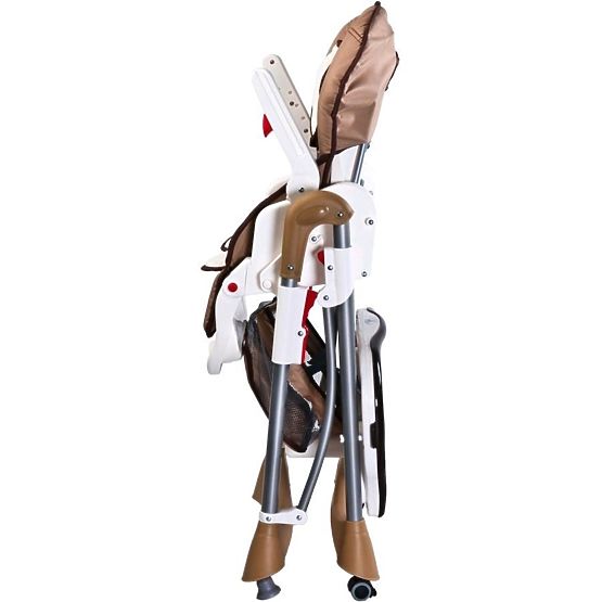 Židlička CARETERO Bistro cappuccino Béžová