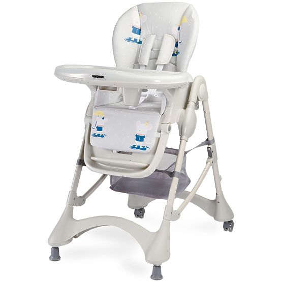 Židlička CARETERO Magnus New grey Šedá