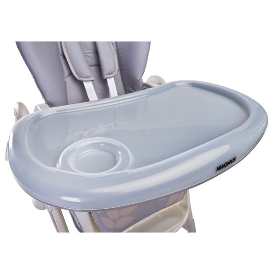 Židlička CARETERO Magnus New grey Šedá