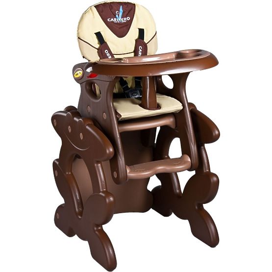 Židlička CARETERO Primus brown Hnědá