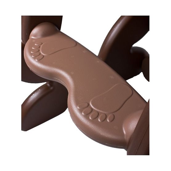 Židlička CARETERO Primus brown Hnědá