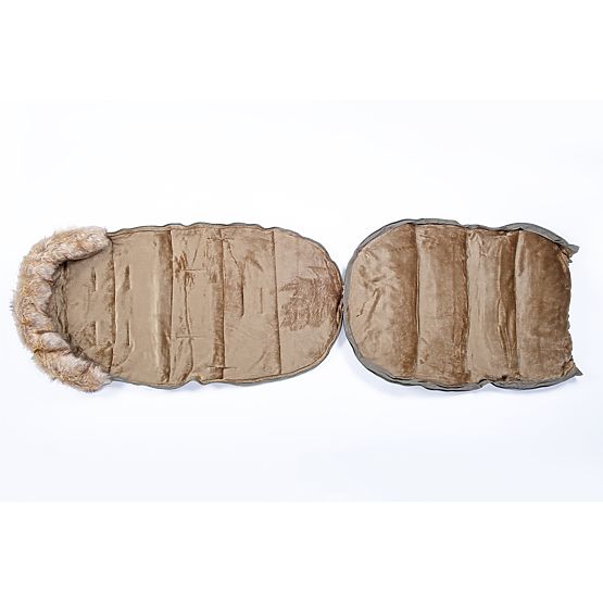 Zimní fusak do kočárku Mouse - khaki