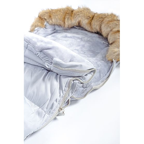 Zimní fusak do kočárku Mouse - šedý