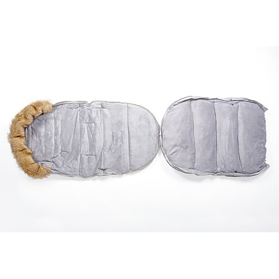 Zimní fusak do kočárku Mouse - šedý