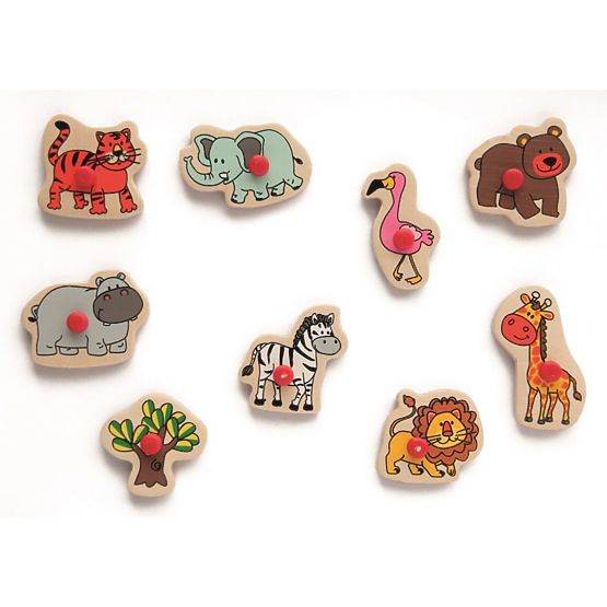 Razítka a puzzle 2v1 - Safari