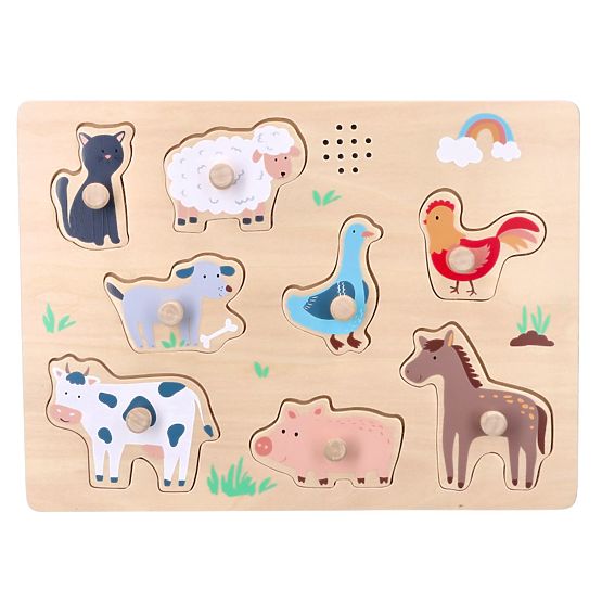 Zvukové puzzle - farma