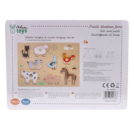 Zvukové puzzle - farma