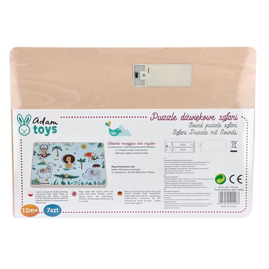 Zvukové puzzle - safari