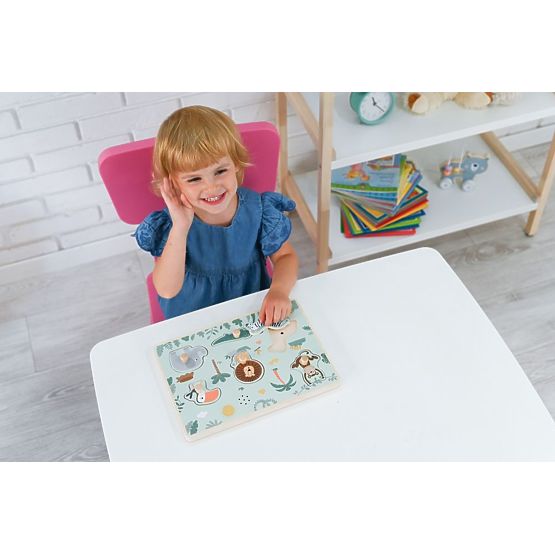 Zvukové puzzle - safari