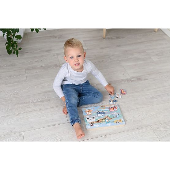 Zvukové puzzle Vozidla