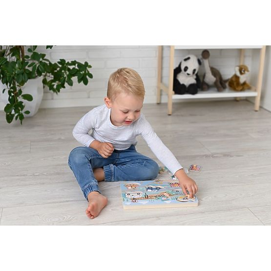 Zvukové puzzle Vozidla