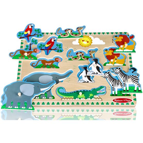 Zvukové puzzle - Zoo
