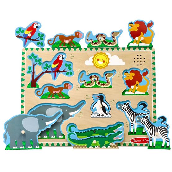 Zvukové puzzle - Zoo