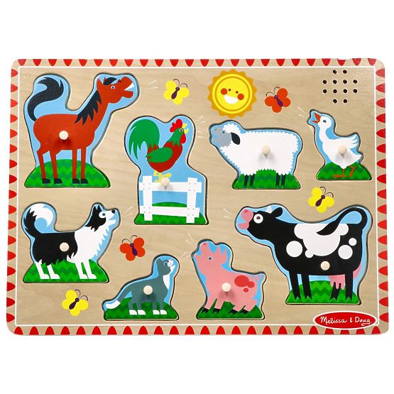 Zvukové puzzle - Zvířata z farmy