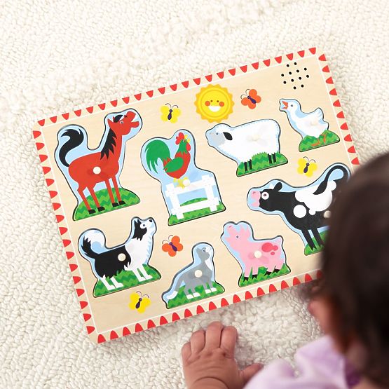 Zvukové puzzle - Zvířata z farmy