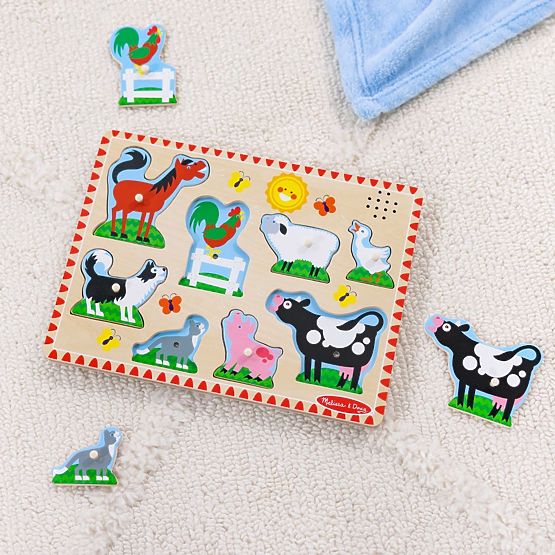 Zvukové puzzle - Zvířata z farmy