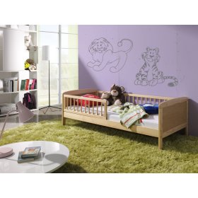 Dětská postel Junior - 160x70 cm - přírodní, Ourbaby