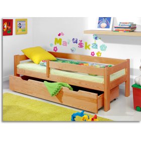 Dětská postel Paul se zábranou - olše, Ourbaby