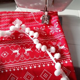 Vánoční polštář - různé tvary