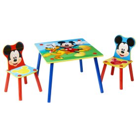 Dětský stůl s židlemi Mickey Mouse 