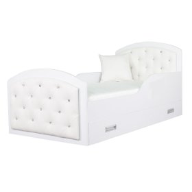 Dětská postel QUEEN Bílá, bedLUX