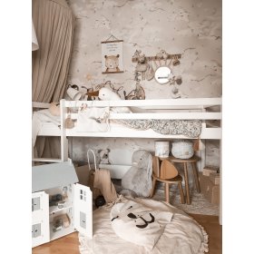Dětská vyvýšená postel Ourbaby Modo - bílá, Ourbaby