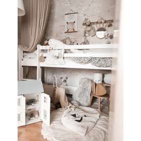 Dětská vyvýšená postel Ourbaby Modo - bílá