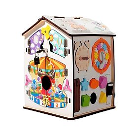 2Kids Toys Activity board Domeček bílý, 2Kids Toys