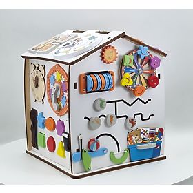 2Kids Toys Activity board Domeček bílý, 2Kids Toys