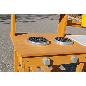 2Kids Toys Dřevěná zahradní kuchyňka s dřezem, 2Kids Toys