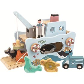 2Kids Toys Magnetická hračka Rybářská loď, 2Kids Toys