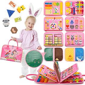 2Kids Toys Senzorická busy kniha Jednorožec 4, 2Kids Toys