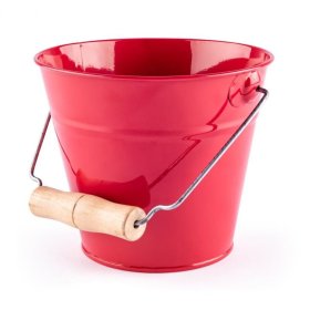 Zahradní kbelík - červený