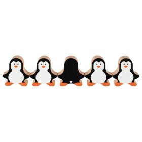 Dřevěná balanční hra  - tučňáci