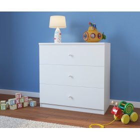 Ourbaby dětská komoda - bílá