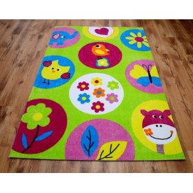 Dětský koberec Veselé kroužky