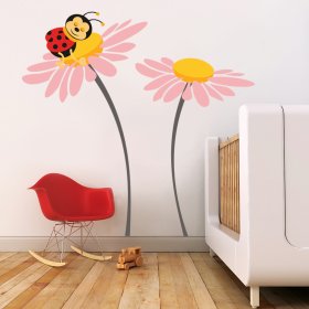 Dekorace na zeď Deluxe - Beruška na Květu, Housedecor