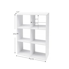 Policový regál REGI 2x3