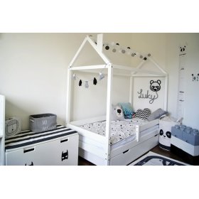 Dětská postel domeček Paul - bílá