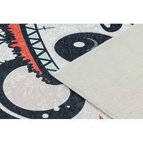 BAMBINO 1129 mycí kobereček panda pro děti protiskluz - krém