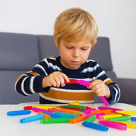 Barevné smyslové trubky pop tube pro děti antistresové trubky k propojení 60 kusů, MULTISTORE