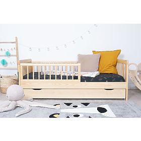 Bazar - Dětská postel se zábranou TEDDY - přírodní, Ourbaby®