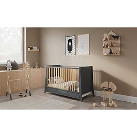 Bazar - Dětská postýlka Cosmo 120x60 - antracit, Lettino