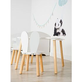 Bazar - Ourbaby - Dětský stoleček a židličky s králičími oušky